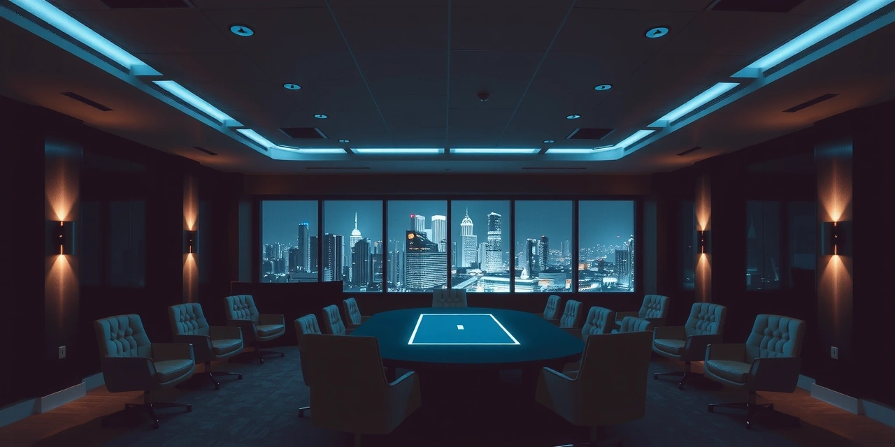 Jakarta city skyline at night